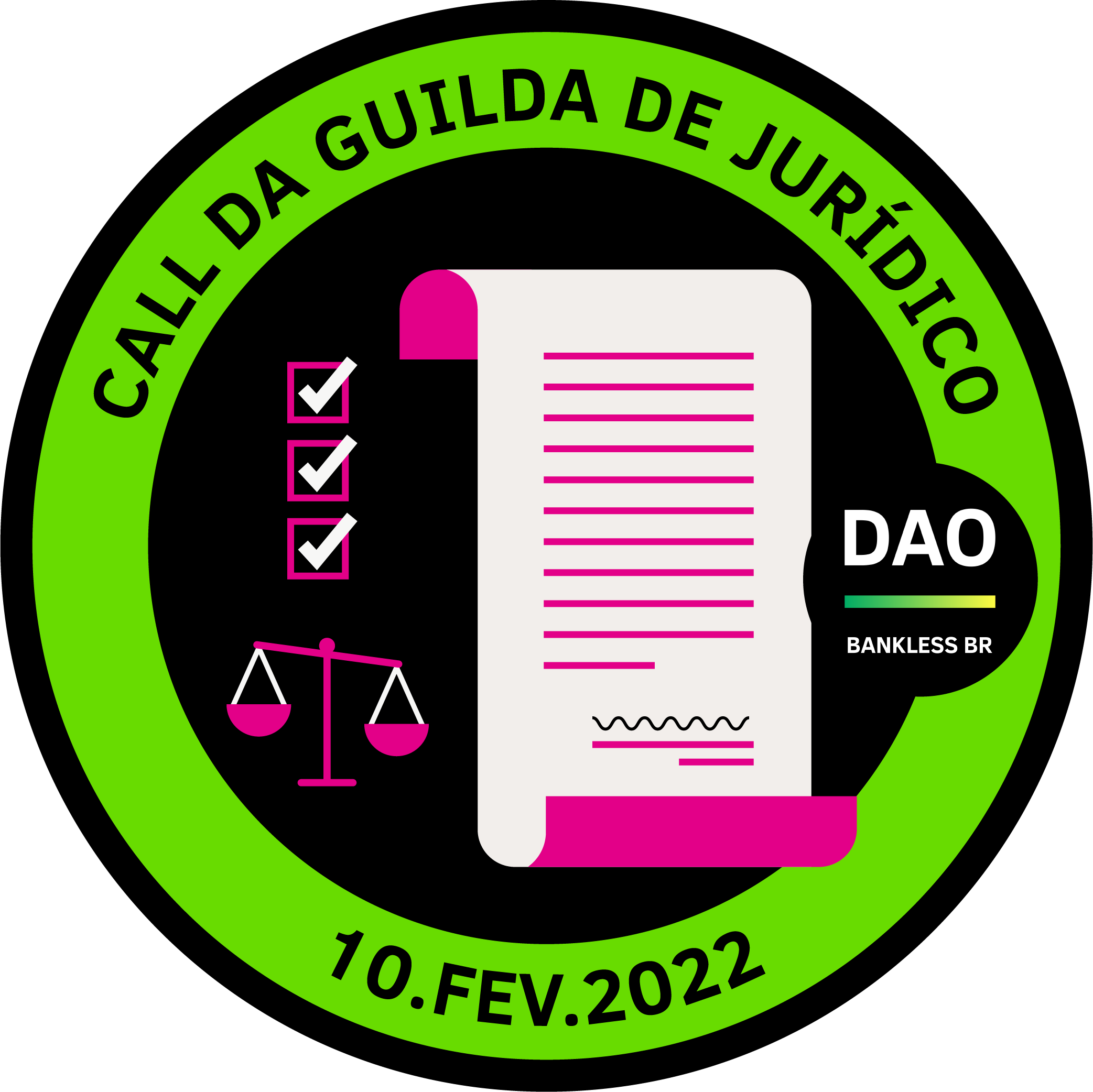 Call da Guilda de Jurídico da Bankless BR DAO — 10/02/2022 POAP image