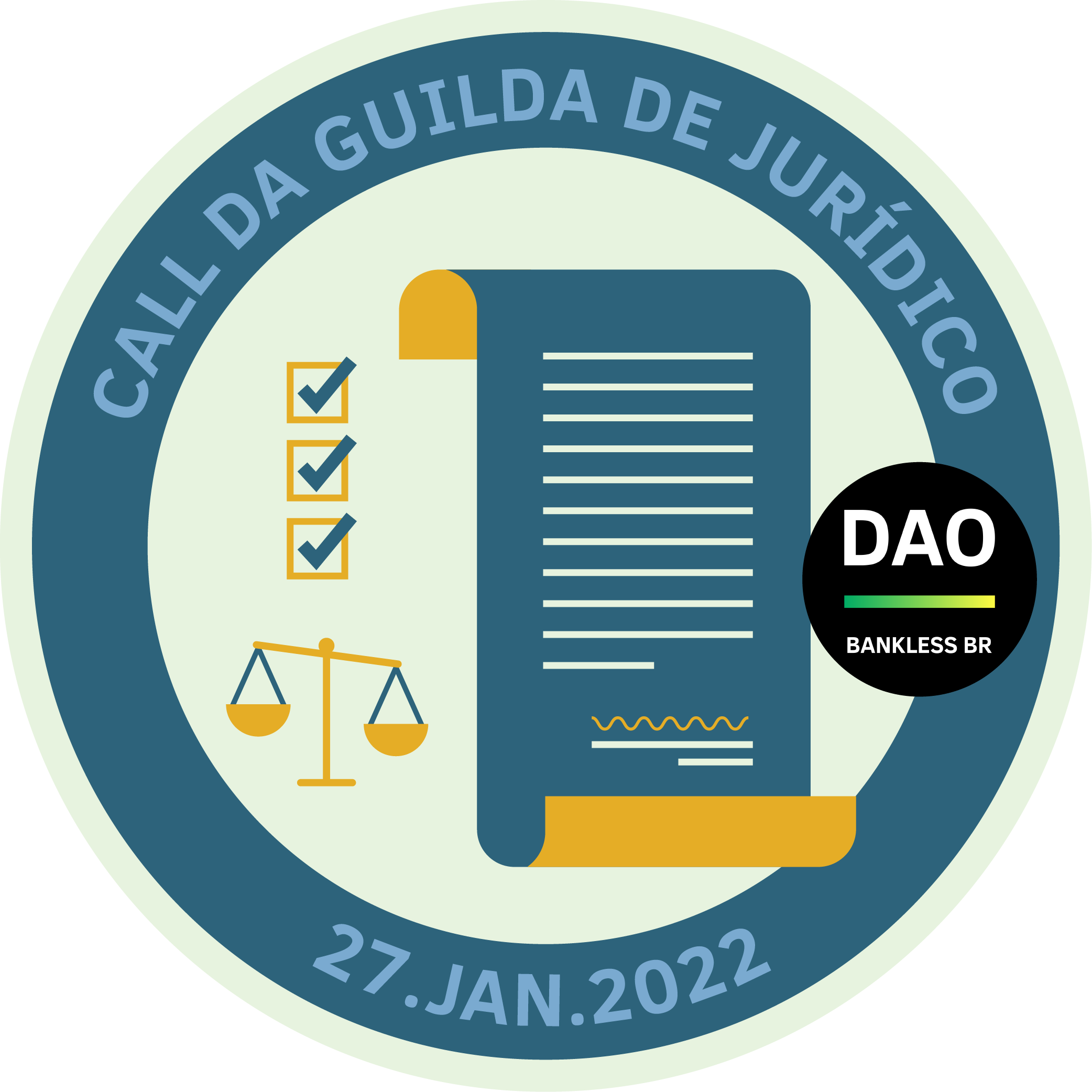 Call da Guilda de Jurídico da Bankless BR DAO — 27/01/2022 POAP image