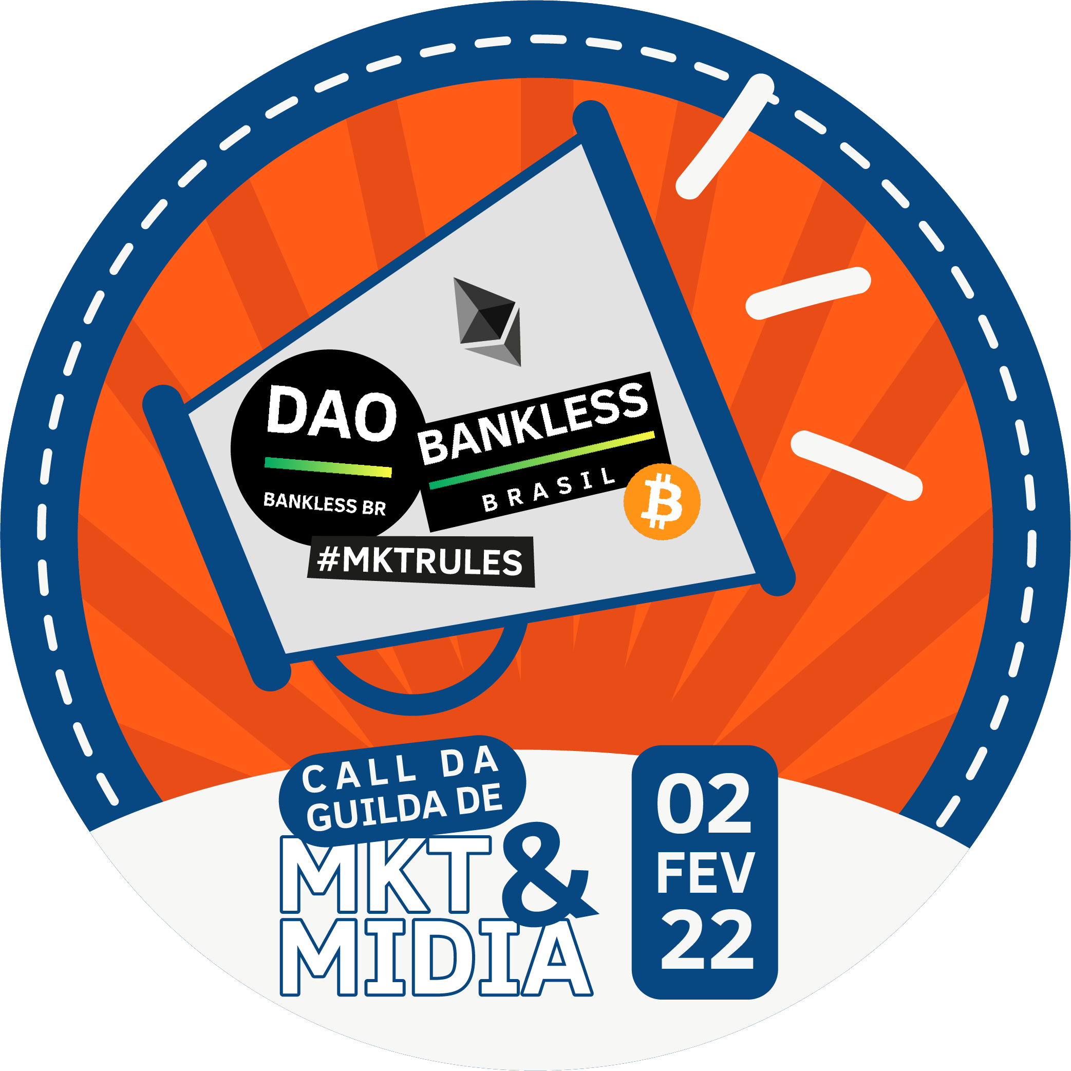 Call das Guildas de Marketing e Mídia da Bankless BR DAO — 02/02/2022 POAP image