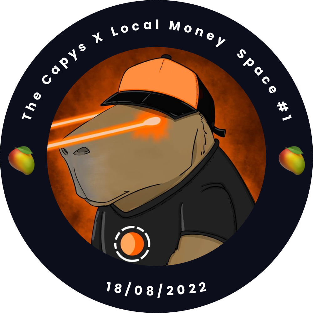 CapySpaces #1 : The Capys X Local Money  POAP image