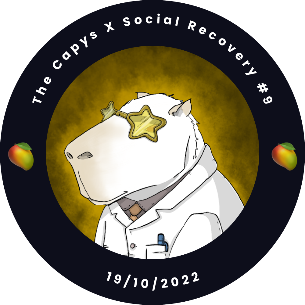 CapySpaces #9 : The Capys X Social Recovery POAP image