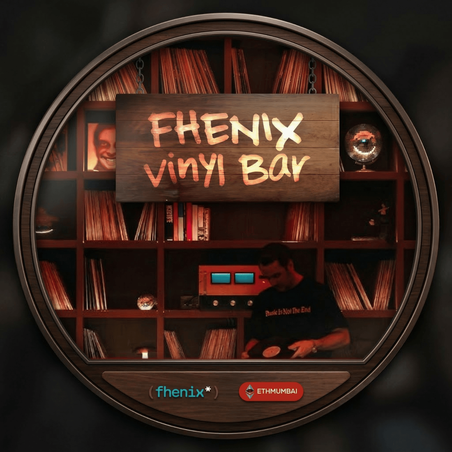 Fhenix Vinyl Bar - ETHMumbai Edition drop image