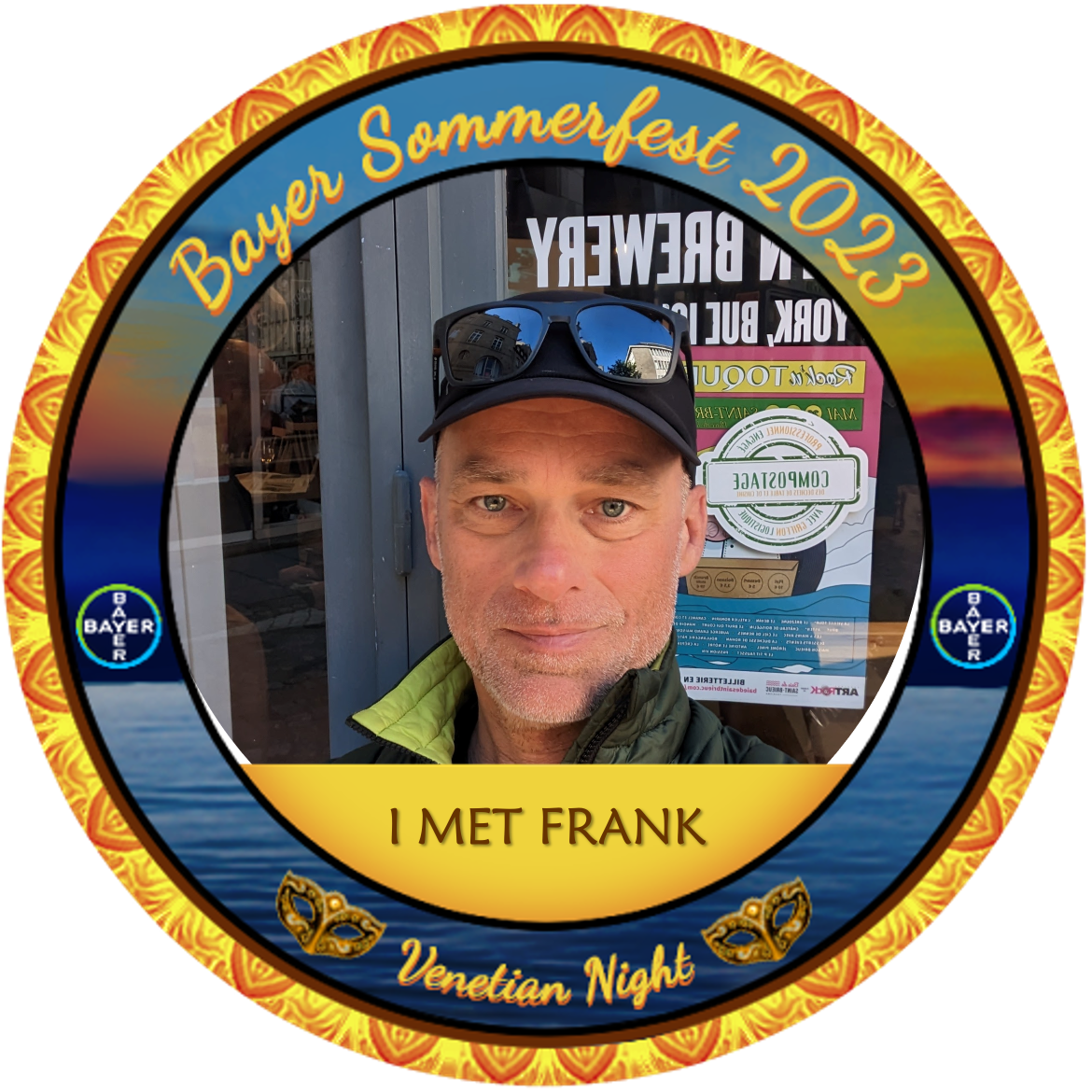 I met Frank Giroux at the Bayer Berlin Sommerfest 2023 POAP image