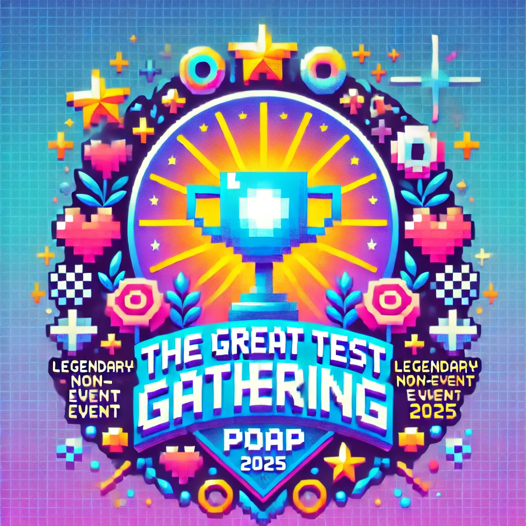 Pixel Perfect Participation: The Great Test Gathering POAP image