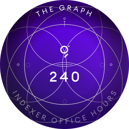 The Graph Indexer Office Hours #240 POAP image