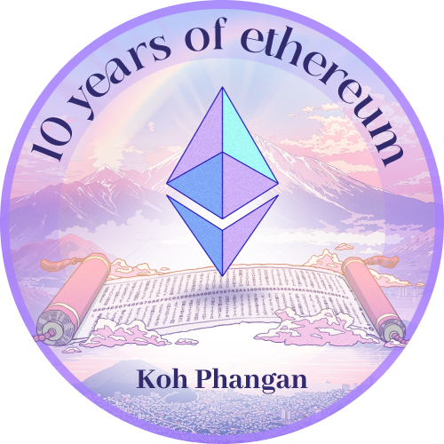 Drop #192543: 10 Years of Ethereum: Phangan Edition
