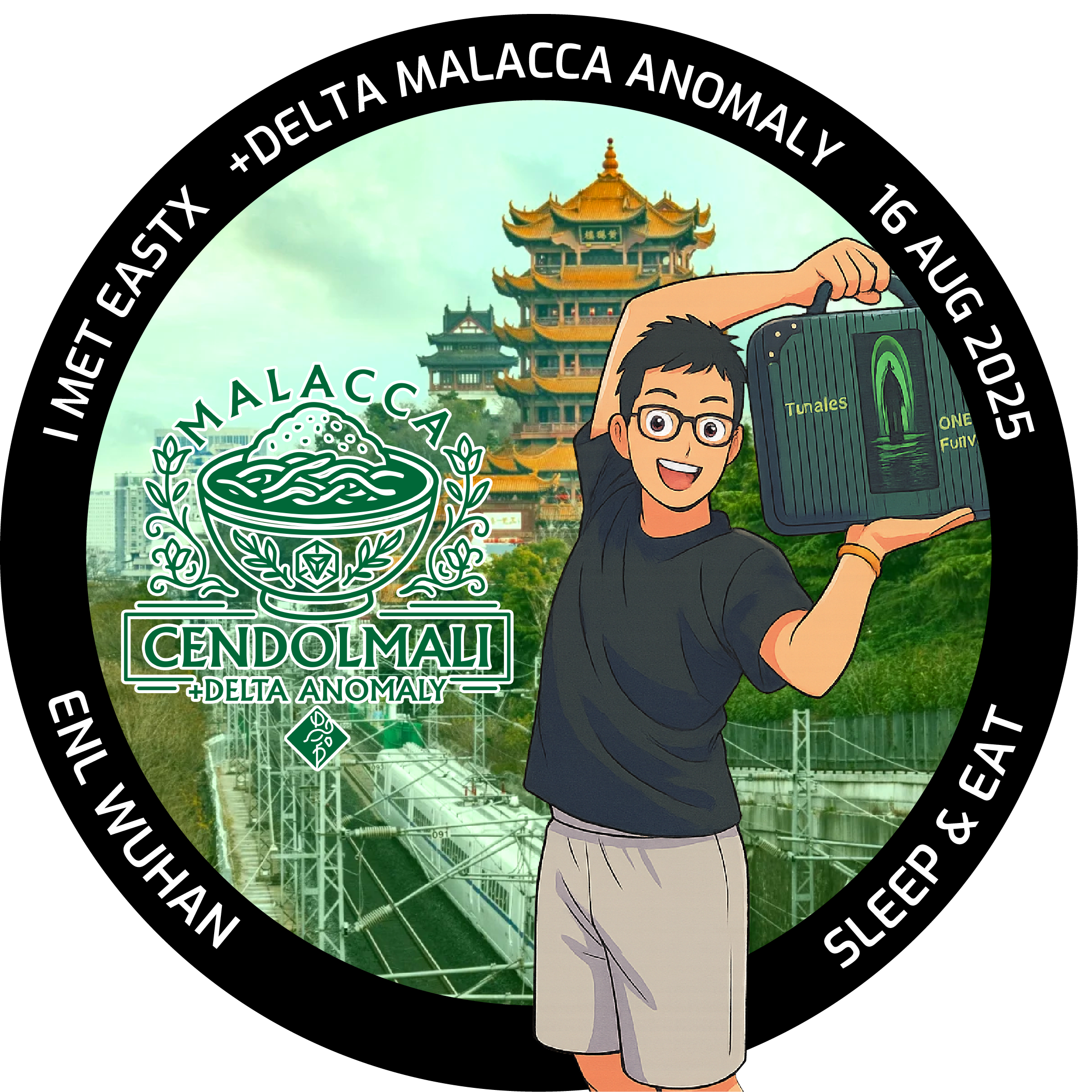 Met EASTX at +Delta Malacca Anomaly POAP image
