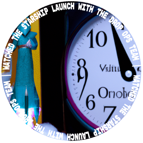 I watched the SpaceX Starship Launch with the POAP Drop Ops Team POAP image