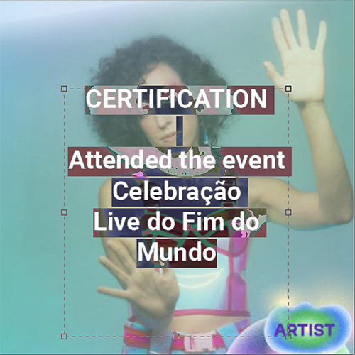 Celebrating "Live do Fim do Mundo" album launch POAP image
