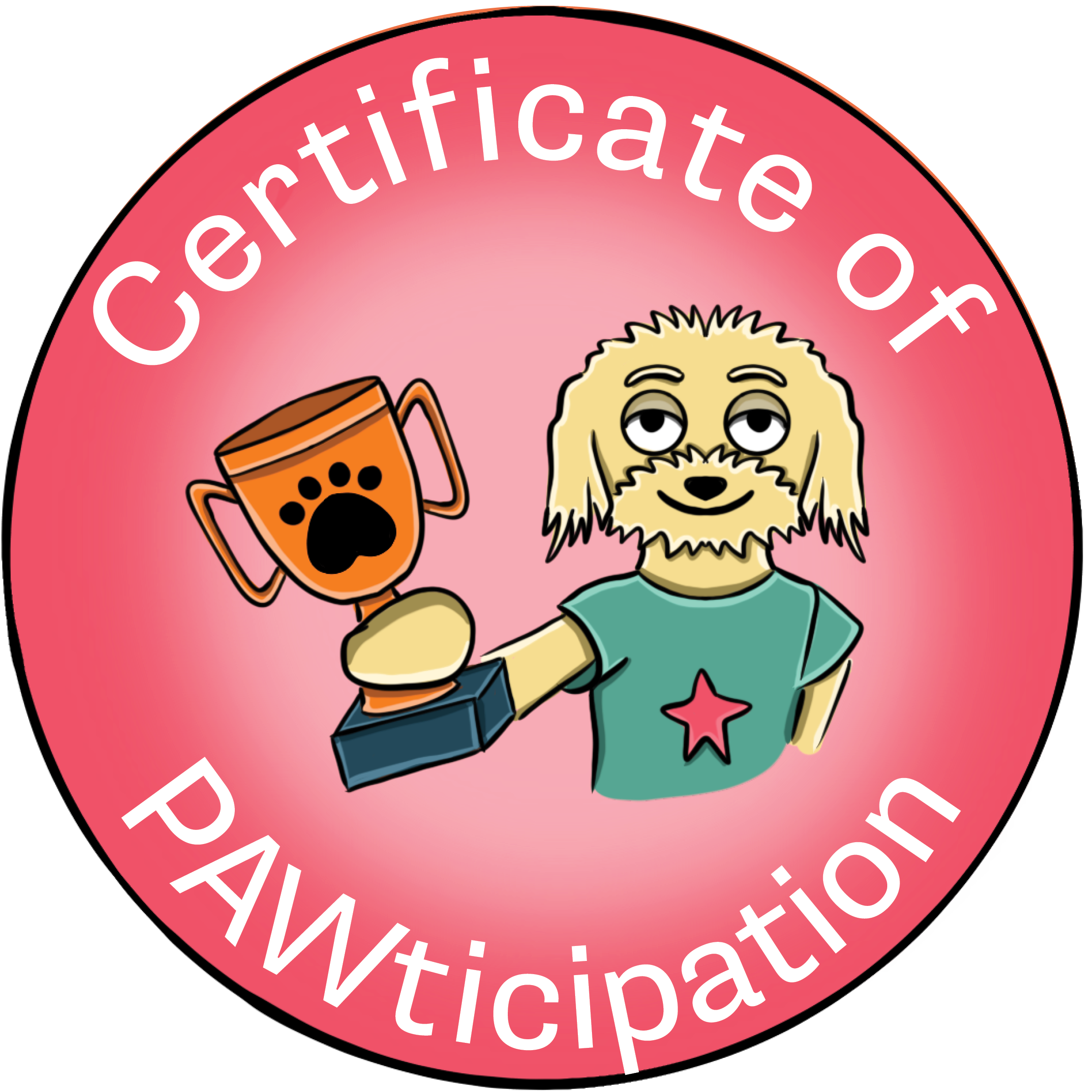 Certificate of PAWticipation - WorkingDogs Art Contest 1 POAP image