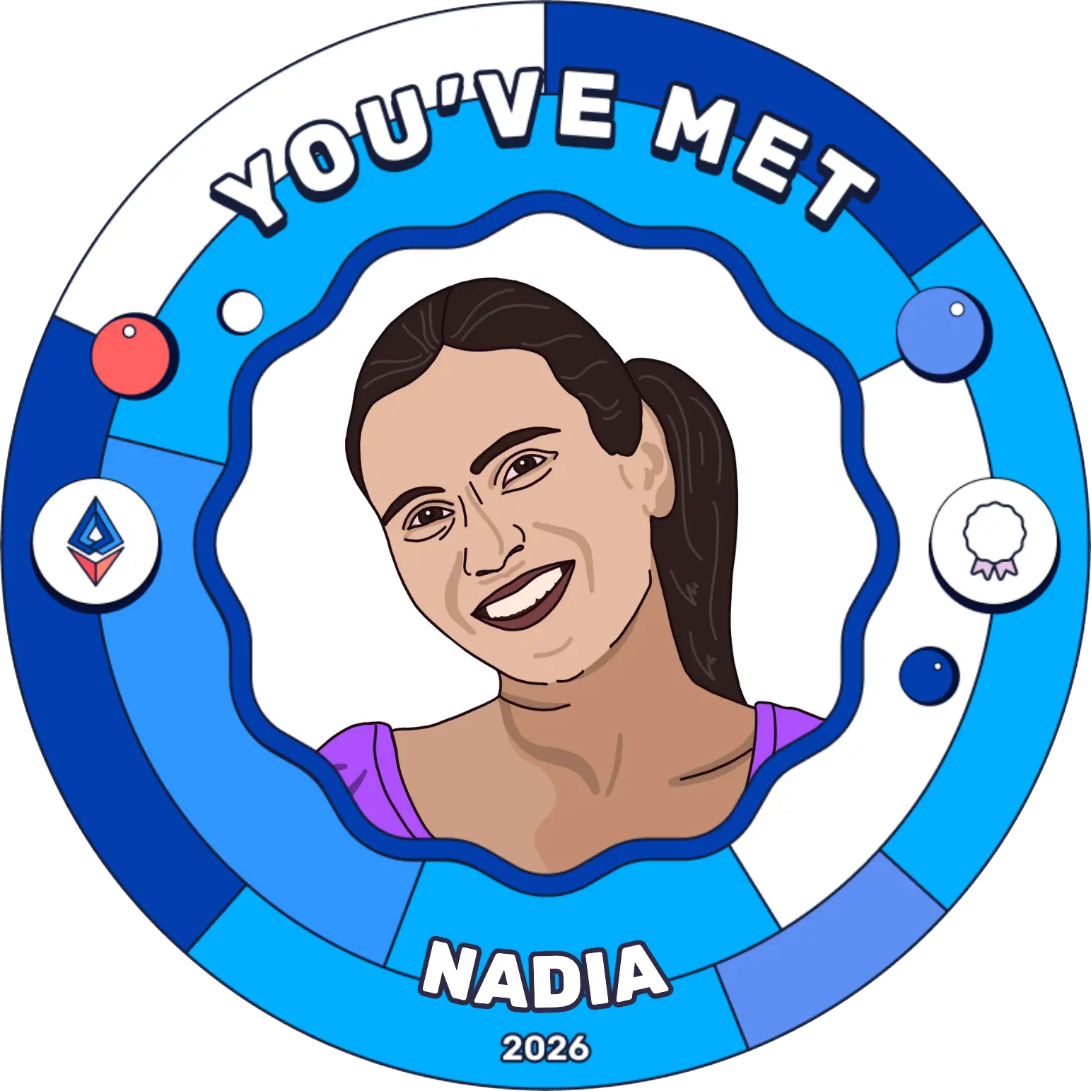 You've met Nadia during EthCC[9] POAP image