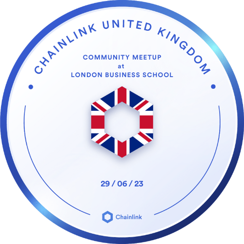 Chainlink community meetup at London Business School POAP image