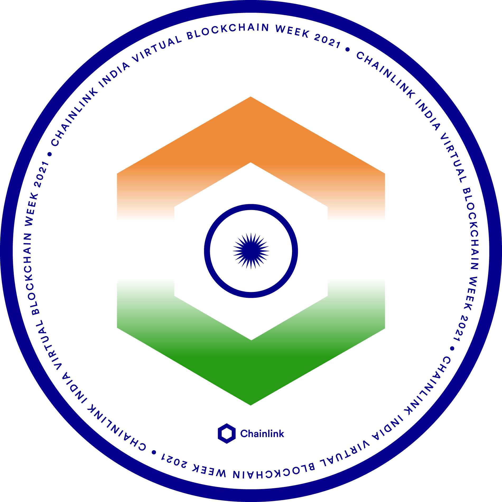 Chainlink India Blockchain Week POAP image