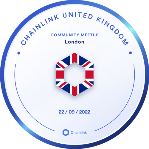 Chainlink meetup in London - 22 September 2022 POAP image
