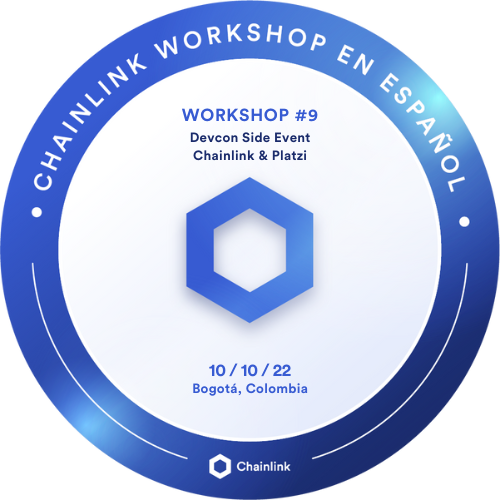 Chainlink Workshop #9 de la Comunidad - Devcon Side Event con Platzi - Bogotá, Colombia POAP image
