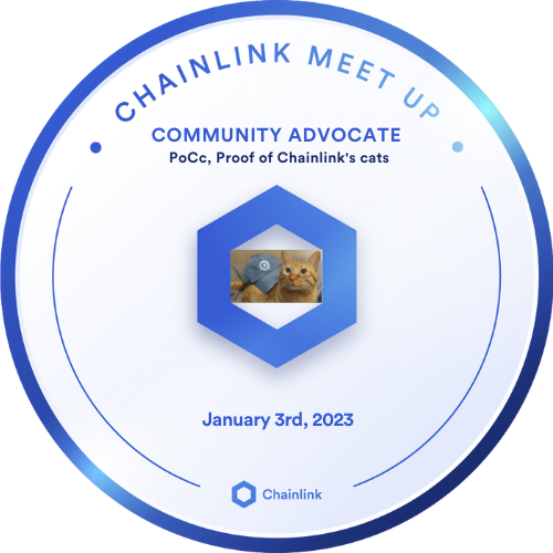 Chainlink's cats POAP image