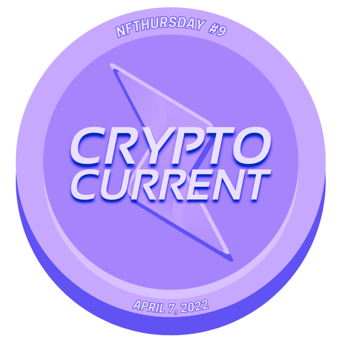 Challenge Coins #9 -  NFThursday Happy Hour with Crypto Current POAP image