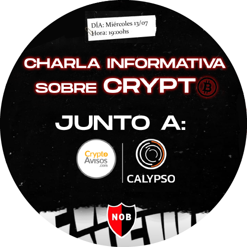 Charla de Crypto by Newell's Esports❤️🖤 con CryptoAvisos y Calypso POAP image
