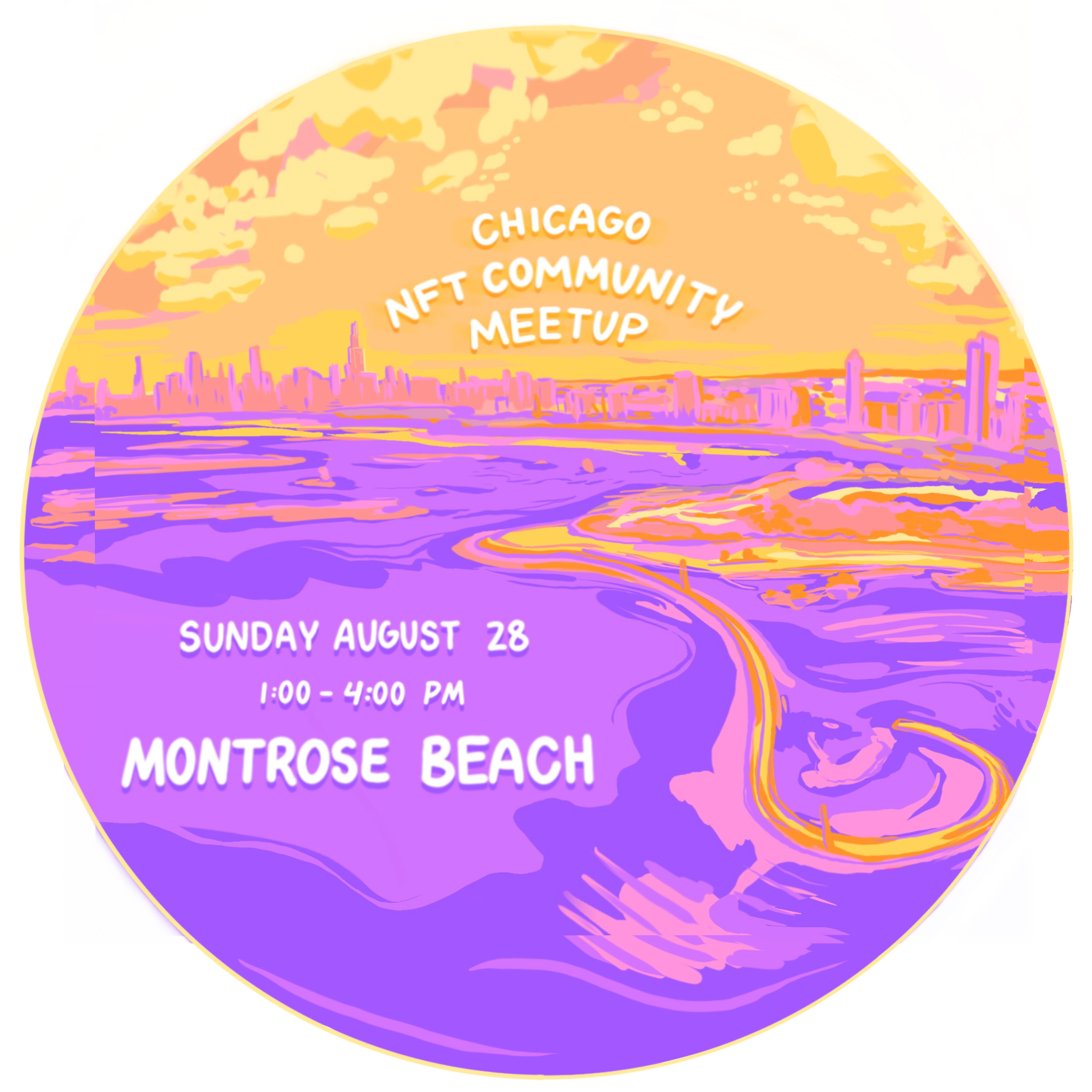 Chicago NFT meetup Montrose  POAP image