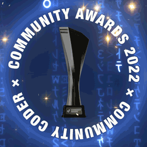 Coder × UD Community Awards 2022 POAP image