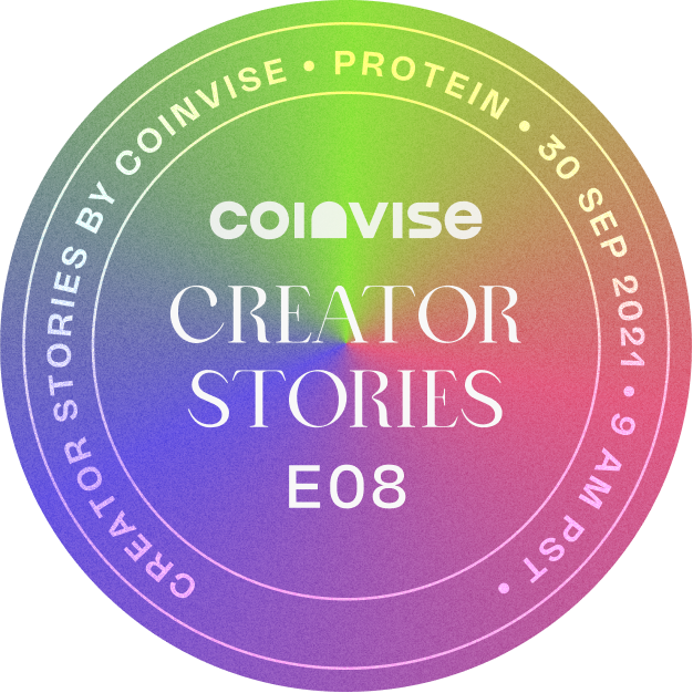 Coinvise Creator Stories: Protein POAP image