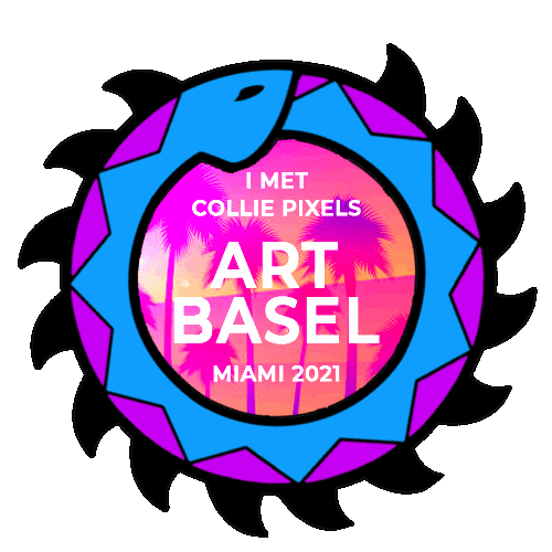 Collie Pixels in Miami - Art Basel Miami POAP image