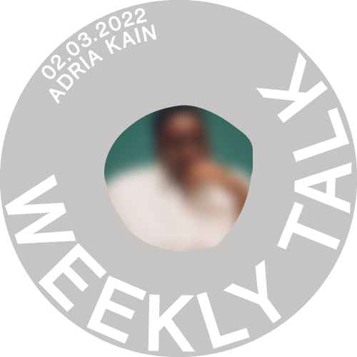 COLORSxCOMMUNITY Weekly Talk with Adria Kain POAP image