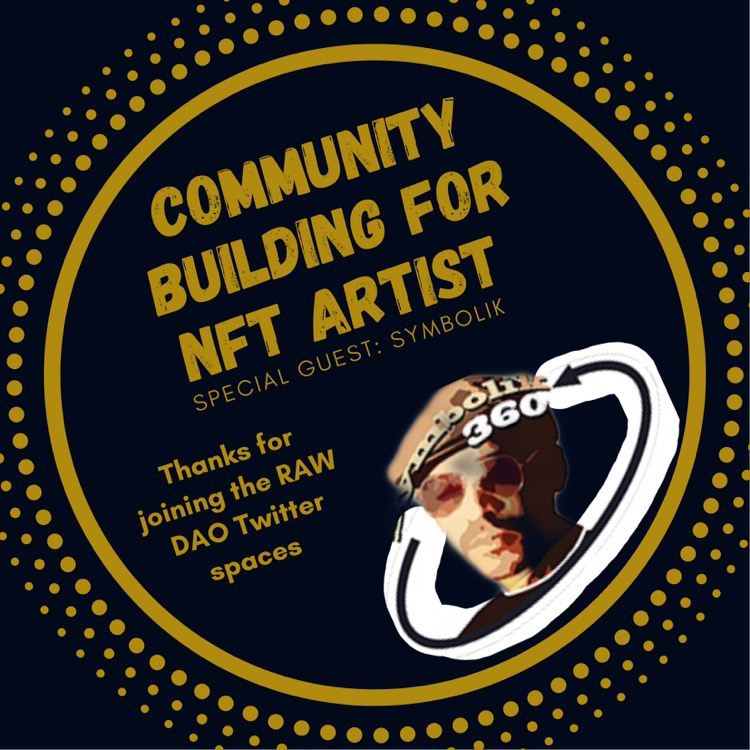Community Building for NFT artist ft. Symbolik POAP image