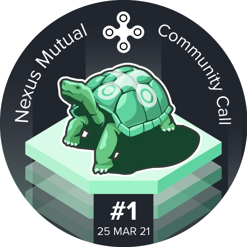 Community Call #1  3.25.21 POAP image