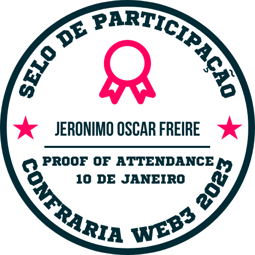 Confraria Web 3.0 - São Paulo - 10 de Janeiro de 2023 POAP image