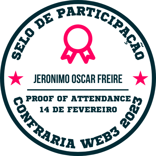 Confraria Web 3.0 - São Paulo - 14 de Fevereiro de 2023 POAP image