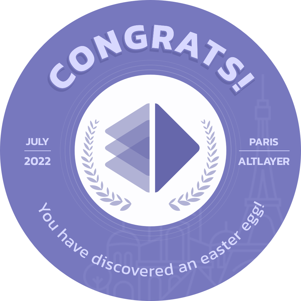 Congrats! You have discovered an Easter Egg! POAP image