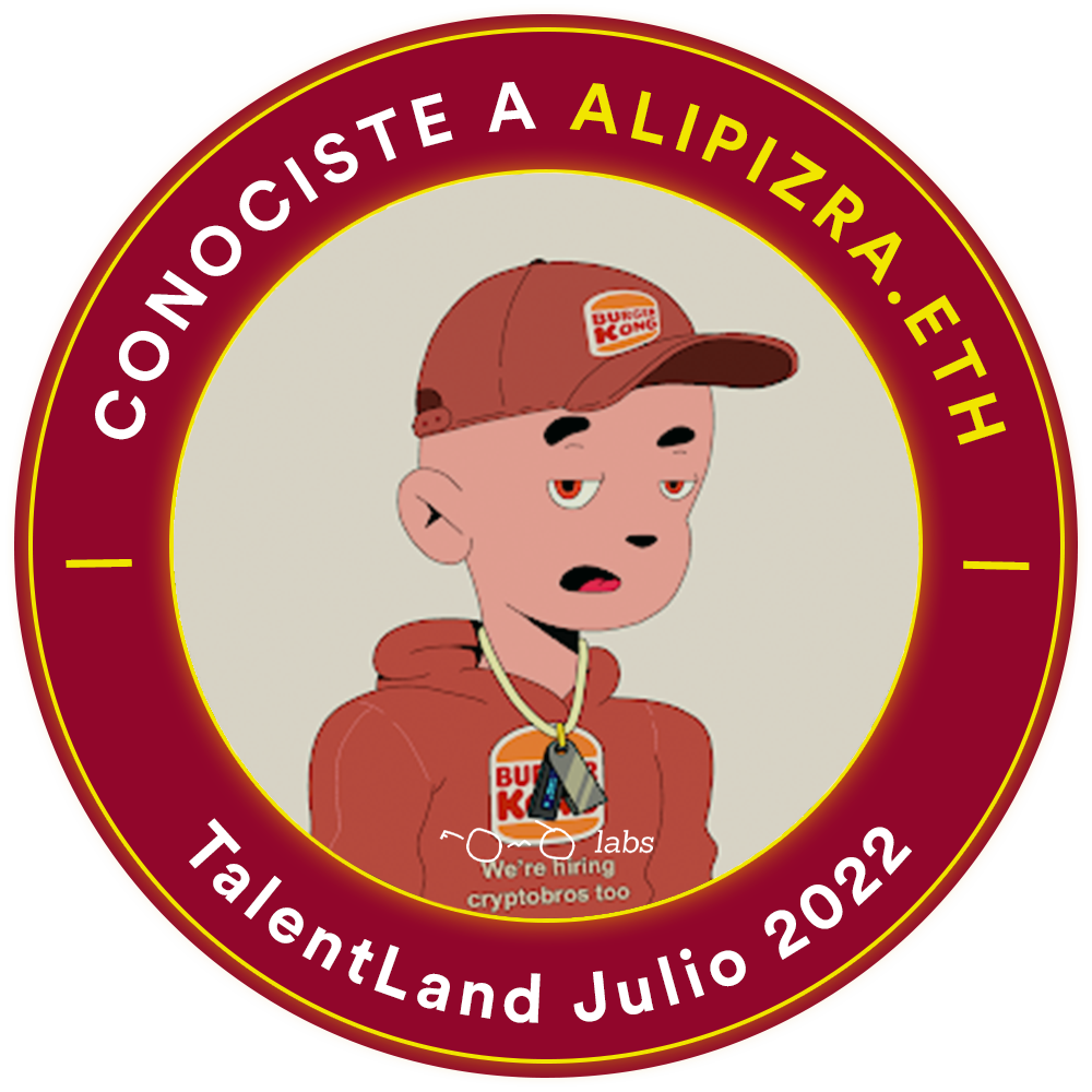 Conociste a Ali Pizra @TalentLand POAP image