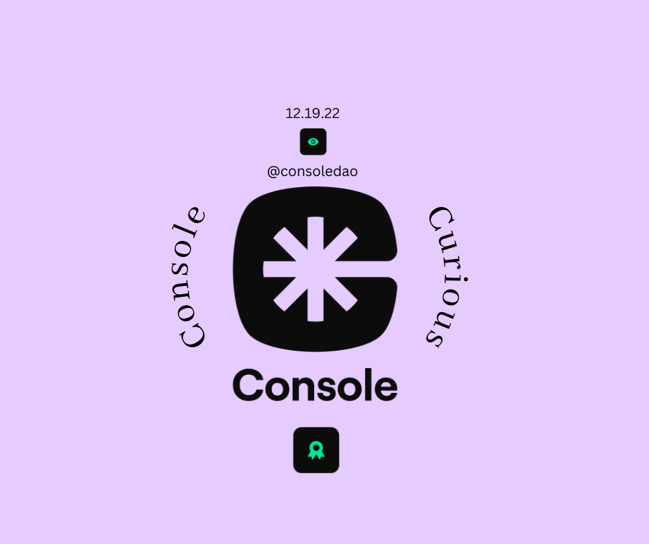 Console Twitter Space AMA Attendance POAP image