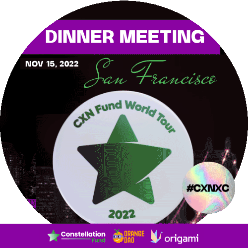 Constellation Fund x OrangeDAO x Origami POAP image