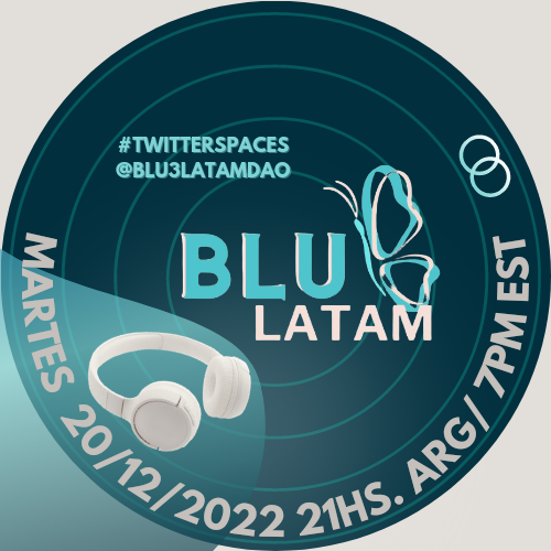Conversando en Comunidad Nro. 1 - Blu3LatamDAO POAP image