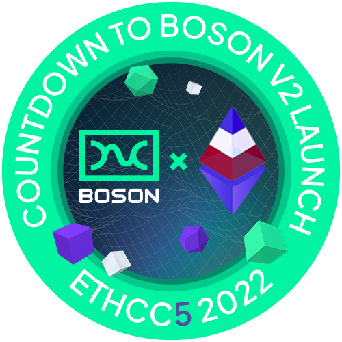 Countdown to Boson v2 Launch at EthCC 2022 POAP image