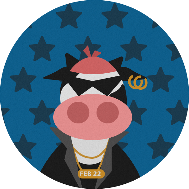 CowStar of February 2022 POAP image