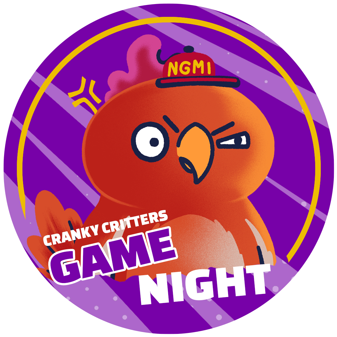 Cranky Critters Game Night POAP image