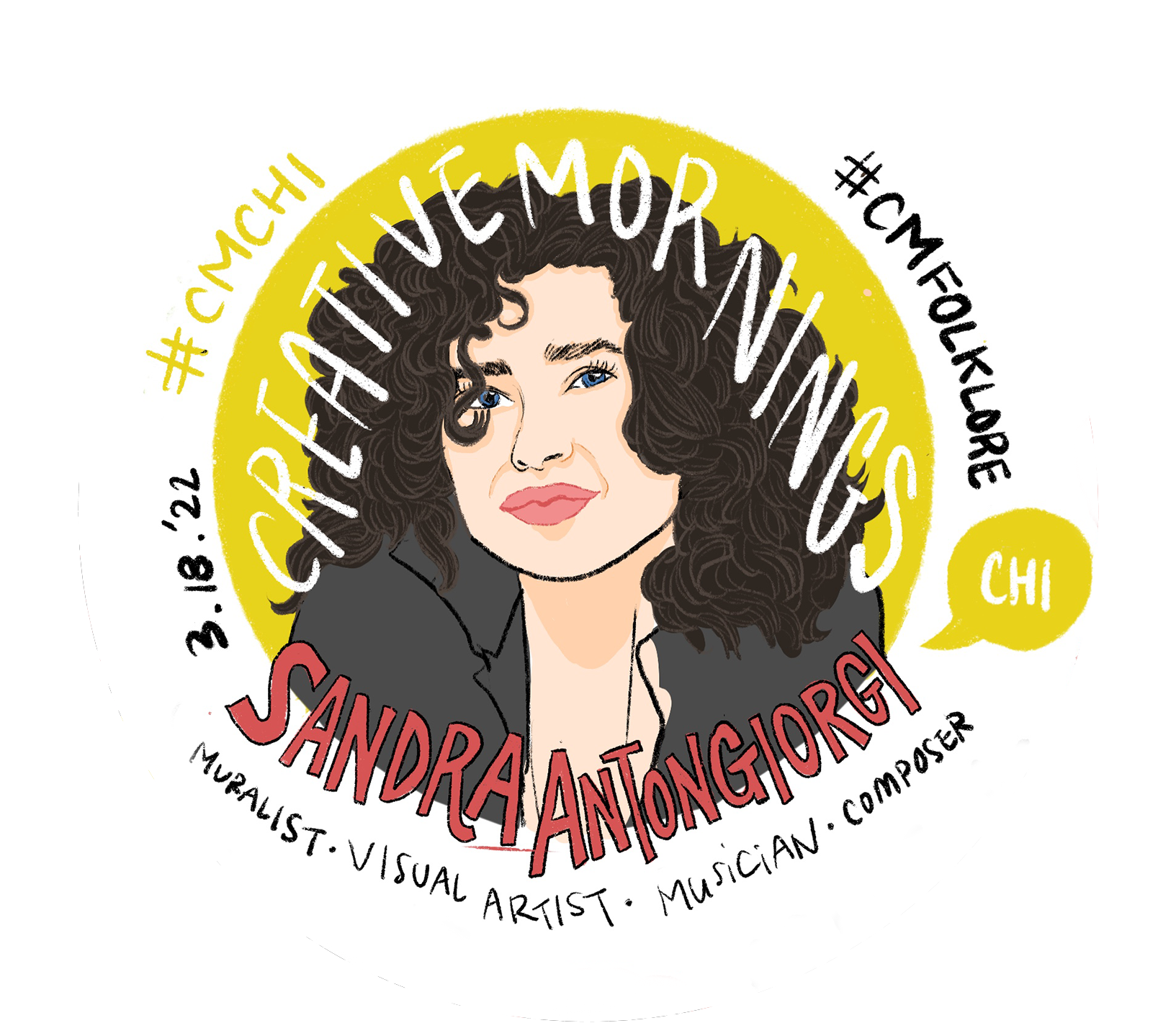 Creative Mornings Chicago - Folklore - Sandra Antongiorgi POAP #3 POAP image