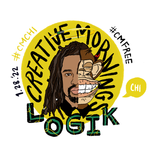 Creative Mornings Chicago FREE-LOGIK POAP #1 POAP image