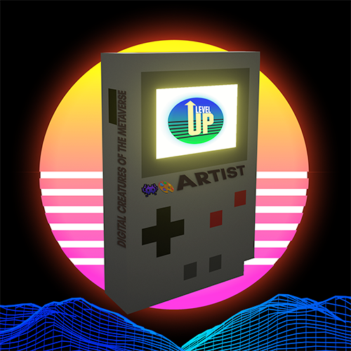 Creator Collective - #levelupnft Digital Creatures of the Metaverse - ARTIST POAP image