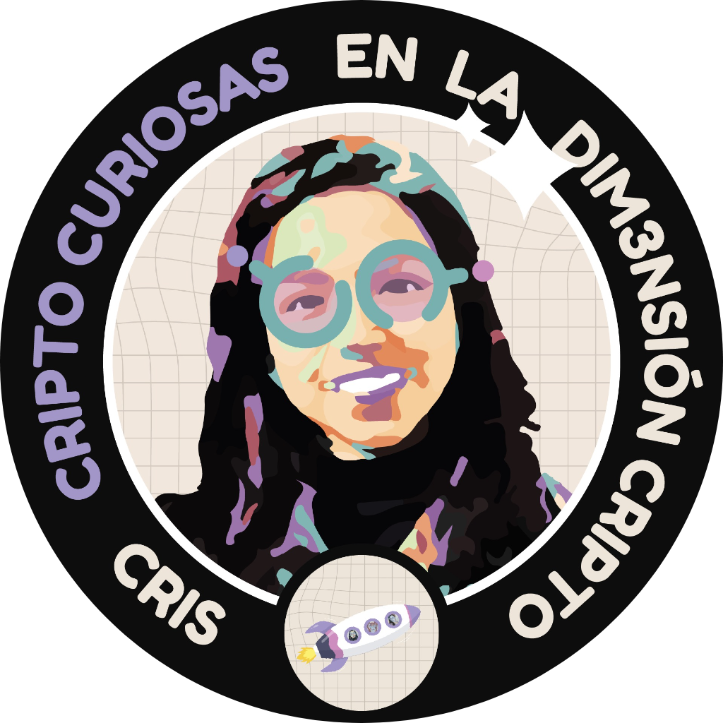 Cris en la Dim3nsión Cripto - CriptoCuriosas 💜 POAP image