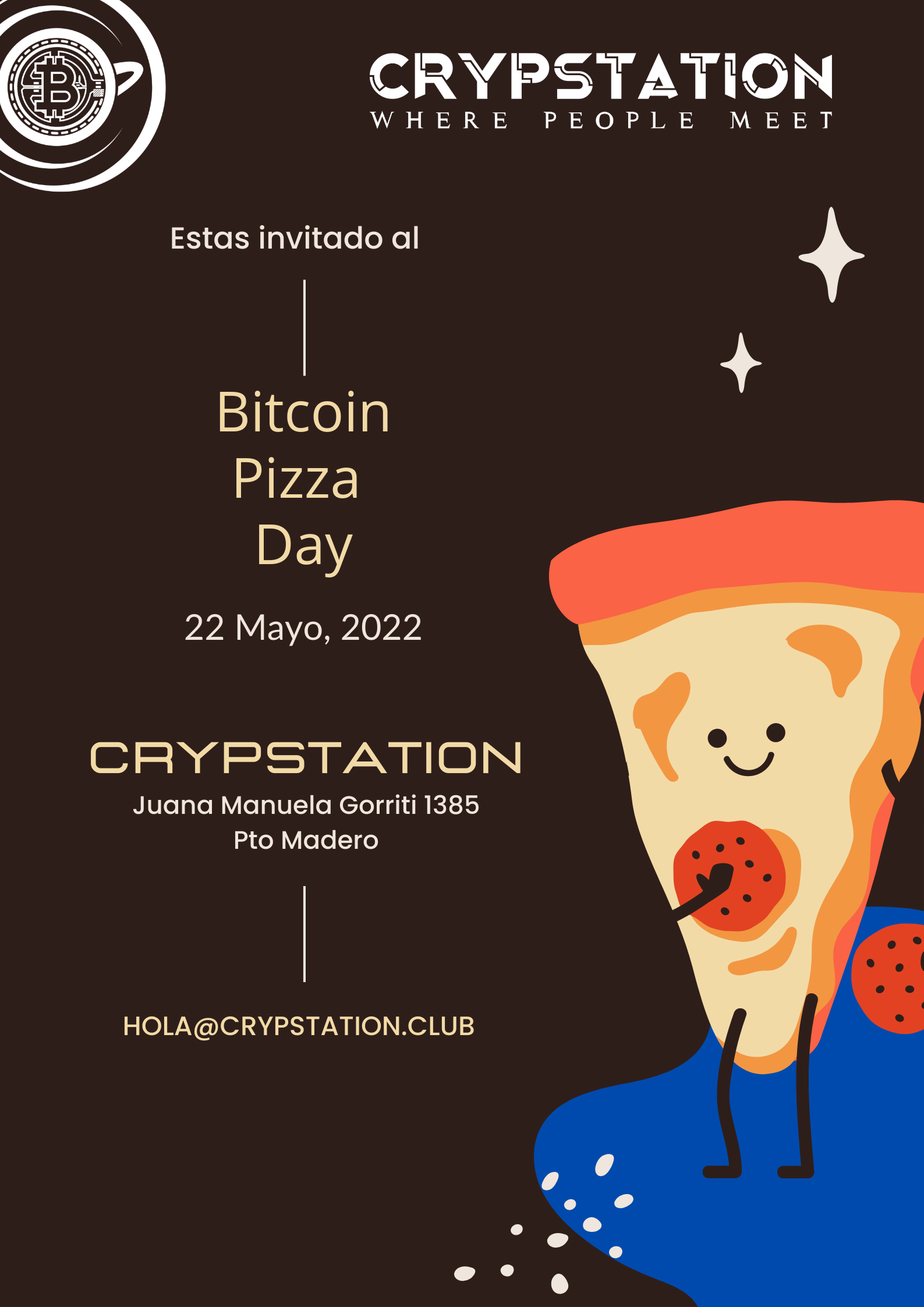 Crypstation Bitcoin Pizza Day POAP image