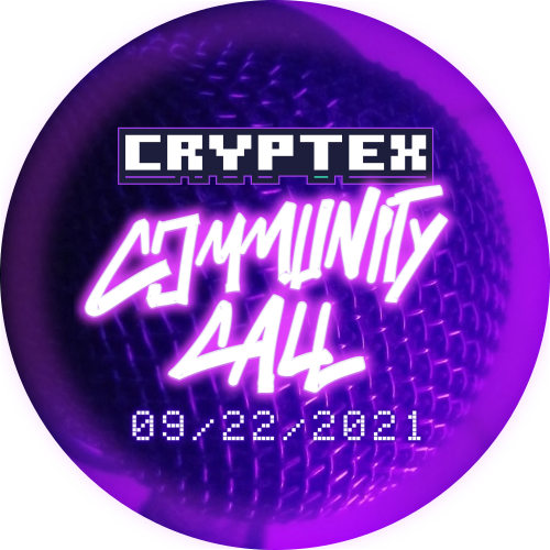 Cryptex Community Call 9/22/2021 POAP image