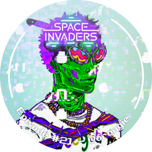 Cryptex's Space Invaders #21 Orangie  POAP image