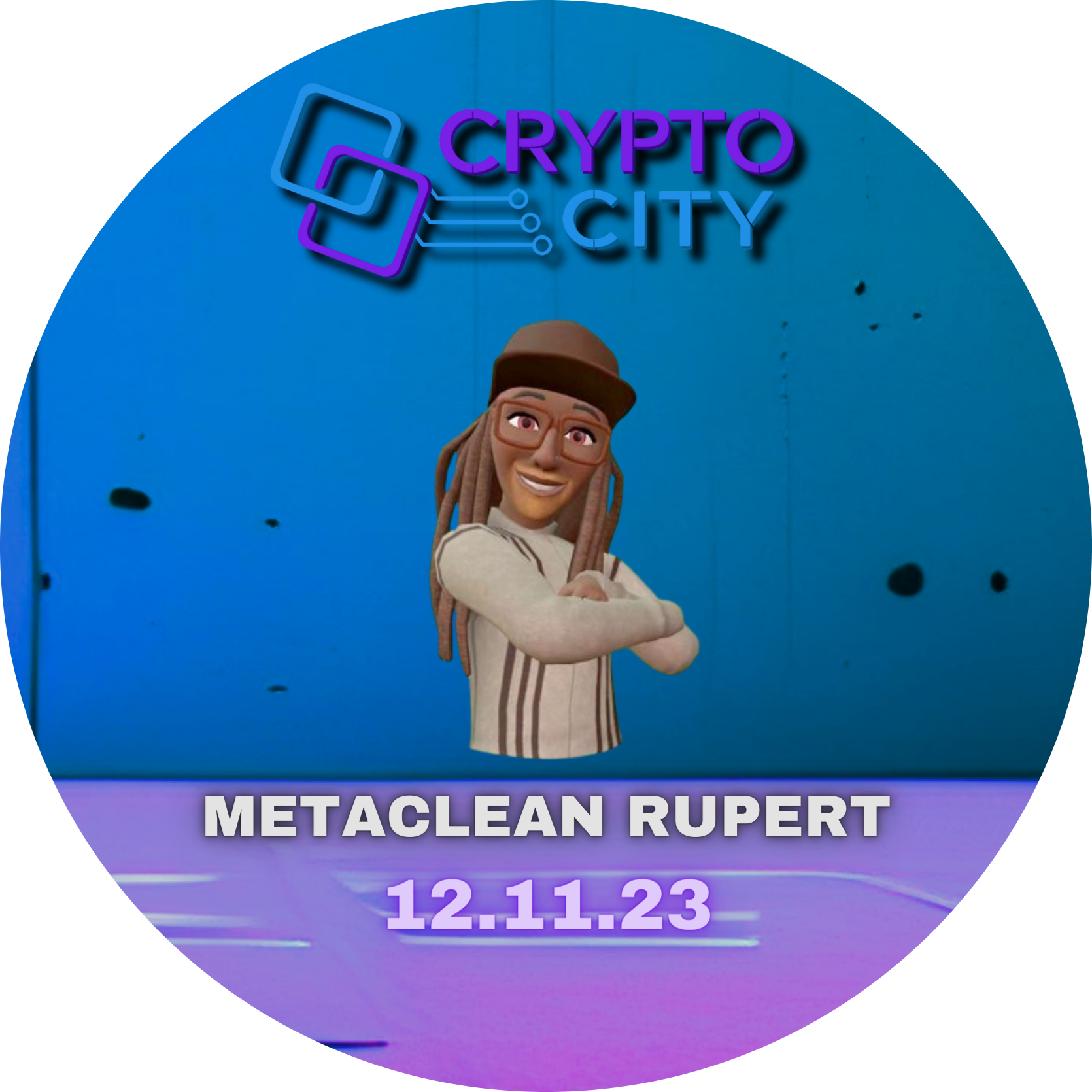 Crypto City 12.11.23 Episode 48 Metaclean Rupert POAP image