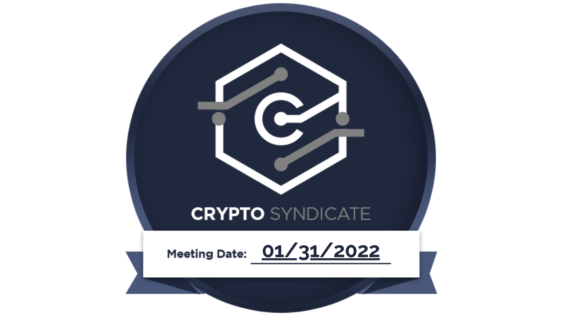 Crypto Syndicate January 2022 Meeting Attendance POAP image