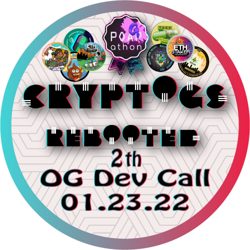 Cryptogs Rebooted 2th OG Dev Call POAP image