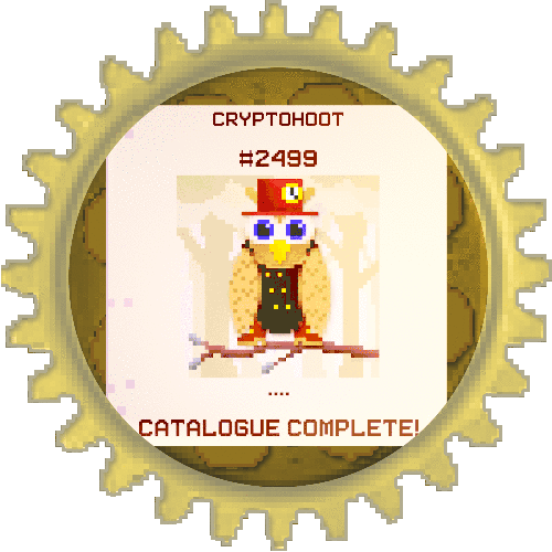 CryptoHoots - Catalogue Complete! POAP image